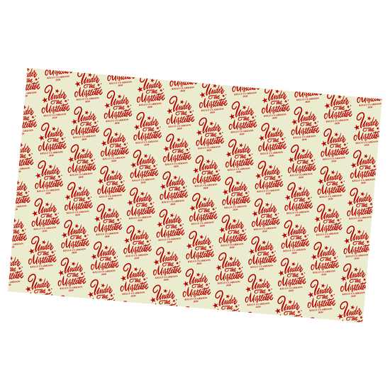 Merry Mistletoe Foil-Pressed Wrapping Paper by On Friday We